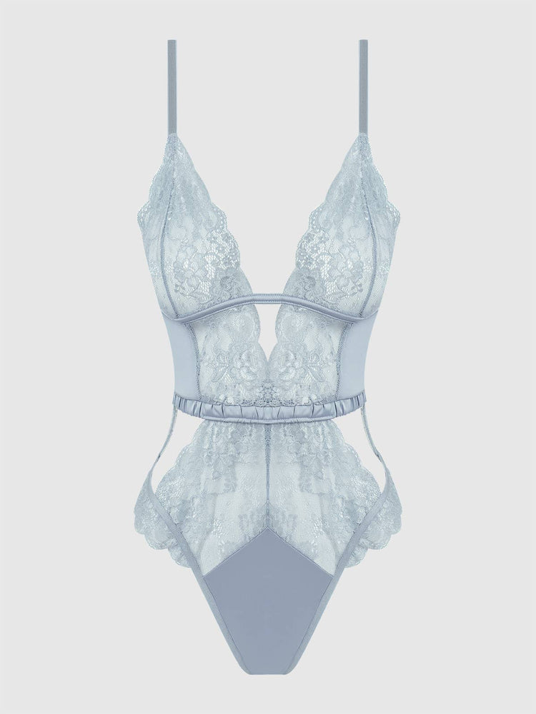 
                  
                    SIENNA SATIN & LACE WIRELESS TEDDY: STONE BLUE / XL
                  
                