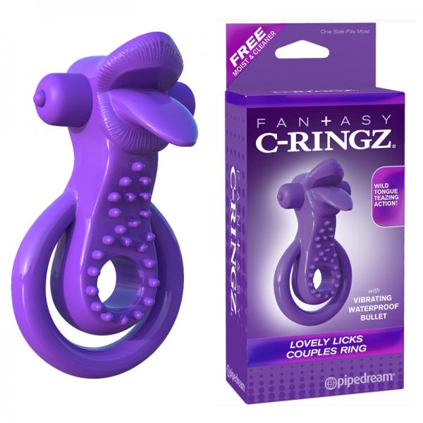 
                  
                    Fantasy C-Ringz Lovely Licks Couples Ring Purple
                  
                