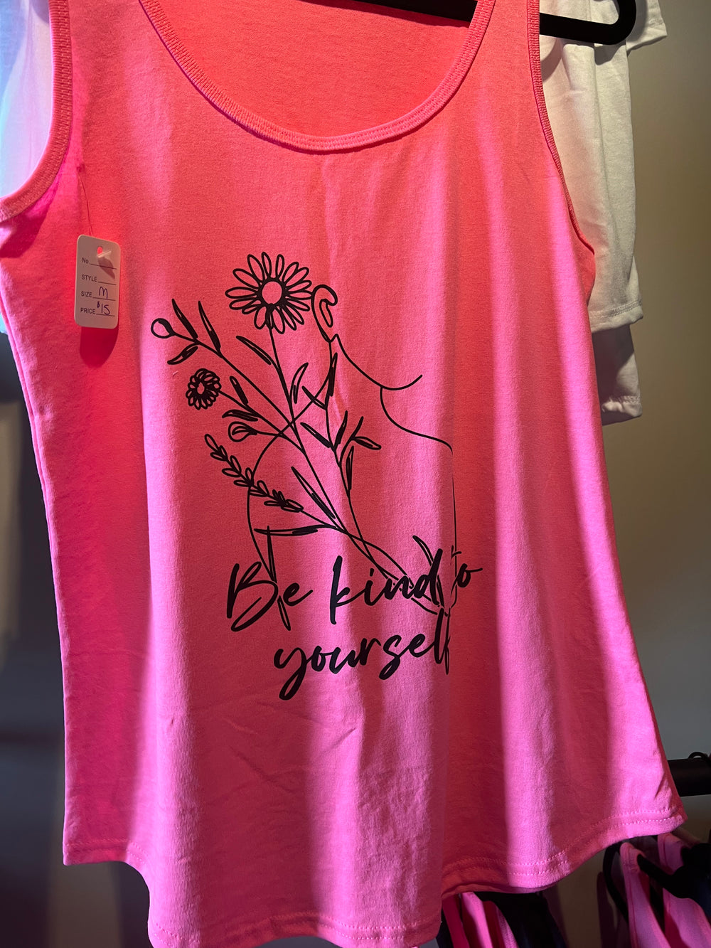 Hot Pink - Love Yourself Tank